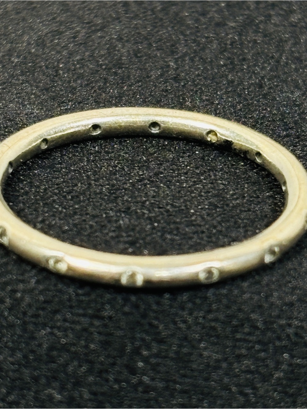 Pandora Simple Sparkling Band Ring Sterling SIlver 925 Size 8.5